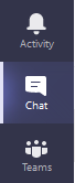 teams and chat icons